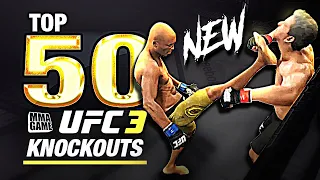EA SPORTS UFC 3 - TOP 50 UFC 3 KNOCKOUTS - Community KO Video ep. 12