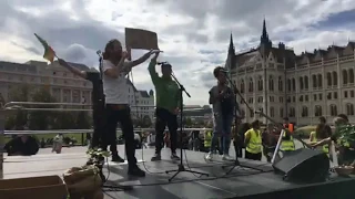 G Ras & Telma Lincoln - One Earth live at III. Global Climate Strike Budapest 27.09.2019