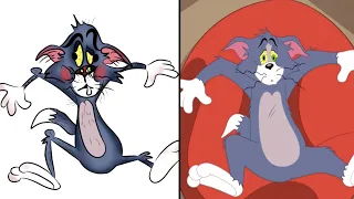 the tom and jerry show Drawing meme - tom the gym cat meme - uk cartoon drawing meme