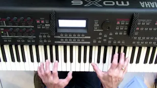 IKE REEVES plays a favorite TV theme on the Yamaha MOX6 synthesizer