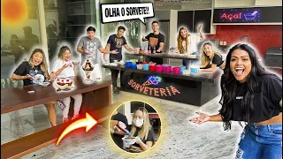 TRANSFORMAMOS A MANSÃO LOURES EM UMA SORVETERIA!!!