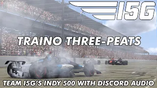 Team I5G's 2021 iRacing Indy 500 (With Discord Audio) | Team I5G