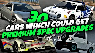 30 Cars Which Could Get PREMIUM SPEC Updates in GT7 or Beyond | Gran Turismo Update Predictions List