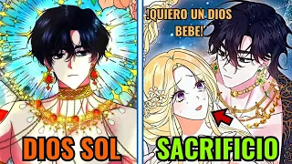 🐉 FUE OFRECIDA como TRIBUTO al DIOS SOL pero ÉL la TOMÓ como su NOVIA // MANHWA RESUMIDO