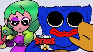 HUGGY WUGGY VS LOLA   BRAWL STARS X POPPY PLAYTIME ANIMATION