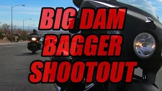 2018 Big Dam Bagger Shootout: Indian Chieftain Dark Horse vs. Harley-Davidson Road Glide vs