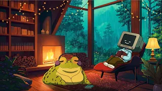 chill cozy rainy night 🌧 calm your anxiety, relaxing music [chill lo-fi hip hop beats]