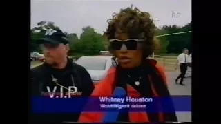 Newsreports about Whitney Houston's 1998 UNICEF Concert in Aschaffenburg, Germany
