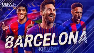 FC Barcelona | GREATEST European Goals & Highlights | Messi, Ronaldinho, Neymar | BackTrack