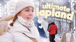we had the most Unforgettable Trip in LAPLAND! 🇫🇮 Riding Reindeers & Arctic Magic in Finland