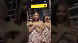 ❤️ЛАЙКНИ И ПОДПИШИСЬ❤️😍КТО КРАСИВЕЕ? 😍🔥Sua amiga deu Близняжки Настя и Катя Popstar тик ток тренды🔥