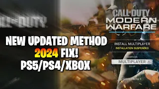 How to FIX Installation Suspended in COD Modern Warfare Multiplayer (PS4, PS5, Xbox)