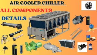 Air cooled chiller parts name and work|what components use in chiller|chiller|Air cooled chiller