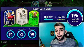 CONSEGUI O RECORDE MUNDIAL!!! FUT DRAFT 196!! FIFA 21