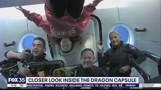 Inspiration4 crew shows St. Jude patients space experience