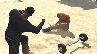 GTA 5 FUNNY SUPER PUNCH ATTACK COMPILATION #10 (Grand Theft Auto V Funny Moments)