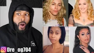 TOP 10 INFLUENCERS YOU WON'T RECOGNIZE WITHOUT MAKEUP | REACTION