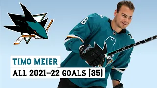 Timo Meier (#28) All 35 Goals of the 2021-22 NHL Season