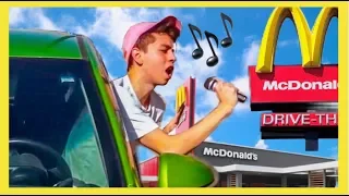 SINGING My Order At Fast Food DRIVE THRUS
