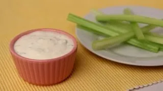 Homemade Blue Cheese Dressing Recipe - Laura Vitale - Laura in the Kitchen Episode 422
