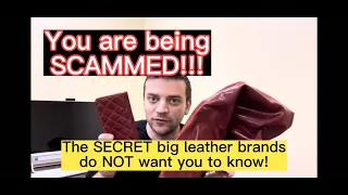 Learn the BIG secret of big luxury leather brands to save BIG on leather shopping!