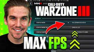 NEW BEST CONTROLLER & GRAPHICS Settings in WARZONE 3! (MW3 WARZONE)