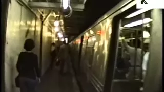 Riding the New York City Subway, 1980s