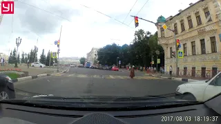 дтп 03.08.2017 в г. Ярославле на пл. Волкова