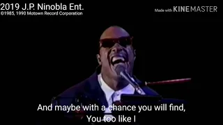 Stevie Wonder - OVERJOYED (Live in Japan 1990) [LYRIC VIDEO]