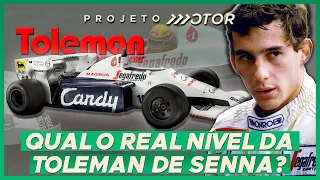 QUAL O REAL NÍVEL DA TOLEMAN DE AYRTON SENNA EM 1984?