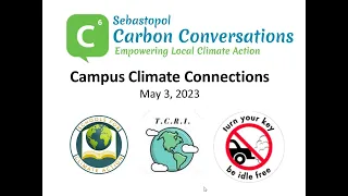 Campus Climate Connections (Sebastopol Carbon Conversations) May 3, 2023