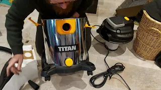 Tragedy Watkins unboxing of Titan TTB776VAC vacuum cleaner