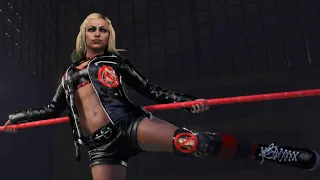 WWE 2K24 LIV MORGAN VS BECKY LYNCH CAGE MATCH MONDAY NIGHT RAW