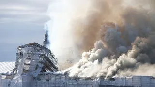 Schock über Feuer in Kopenhagen in Dänemark: "Wie Notre-Dame"