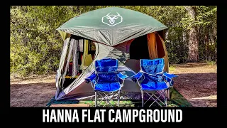 Camping | HANNA FLAT CAMPGROUND (Fawnskin, CA) USING OUR GAZELLE T4 TENT | Exploring with Leah