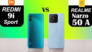 realme narzo 50a vs redmi 9i sport