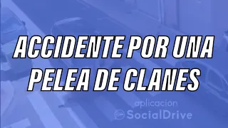 Petrer, Alicante, una pelea entre clanes provoca que un coche se estampe contra coches estacionados