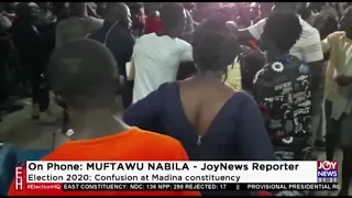 Election 2020: Confusion at Madina Collation Centre – Election Headquarters on JoyNews (7-12-20)