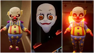 All Ending Baby Clown - The Baby in Yellow | Halloween Update