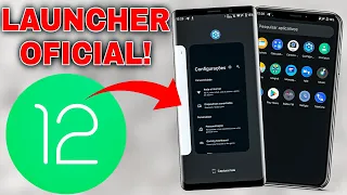 Incrível! 🤩 Como instalar a launcher OFICIAL do Android 12 no seu celular! ( Android 8+ ) 📲💥