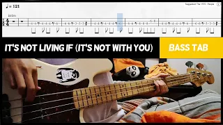 The 1975 - It's Not Living If (It's Not With You) (Bass Cover) (TABS IN VIDEO)