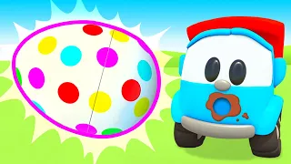 Car cartoons full episodes & learning baby cartoons for kids. Leo the Truck & surprise eggs for kids