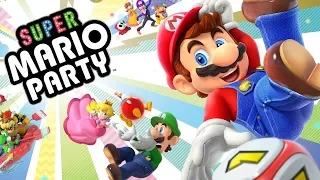Super Mario Party - Whomp's Domino Ruins Mario vs Luigi vs Daisy vs Rosalina