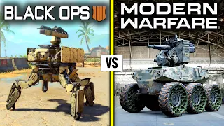 Call of Duty BLACK OPS 4 vs MODERN WARFARE — SCORESTREAKS COMPARISON