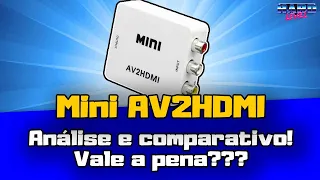 AV2HDMI - É uma boa opção? Comparativo de imagens! No PS2 e Mega Drive!