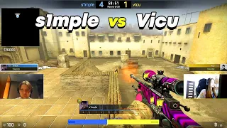 s1mple vs Vicu - 1vs1 - AWP - Showmatc | CSGO