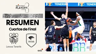 Lenovo Tenerife - Unicaja (59-72) RESUMEN | Playoff Liga Endesa 2023