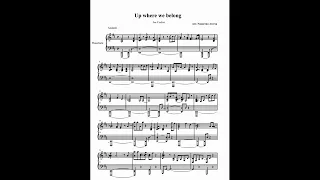 Up Where We Belong (Joe Cocker) piano arrangement and sheet music