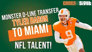 INSTANT REACTION: Miami Hurricanes land MONSTER DL transfer Tyler Baron