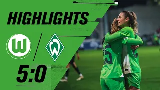 Doppelpack Popp | Highlights | VfL Wolfsburg - SV Werder Bremen 5:0